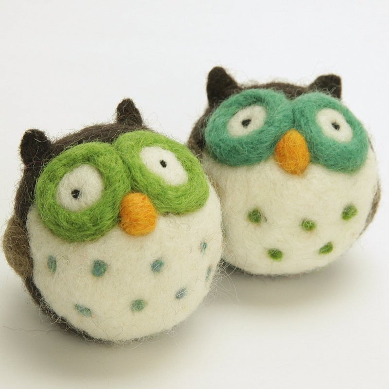 Woolbuddy Owl Needle Felting Kit for Beginners â€“ DIY Animal Craft Kit with Wool, Needles & Photo Instructions â€“ Fun Project for Adults & Kids - Image 3